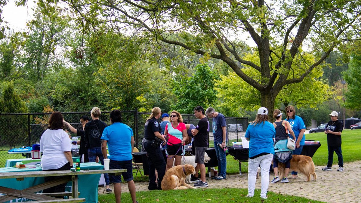 Paws in the Parks at Larry Fink Memorial Park